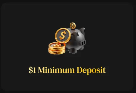 CA$1 Minimum Deposit